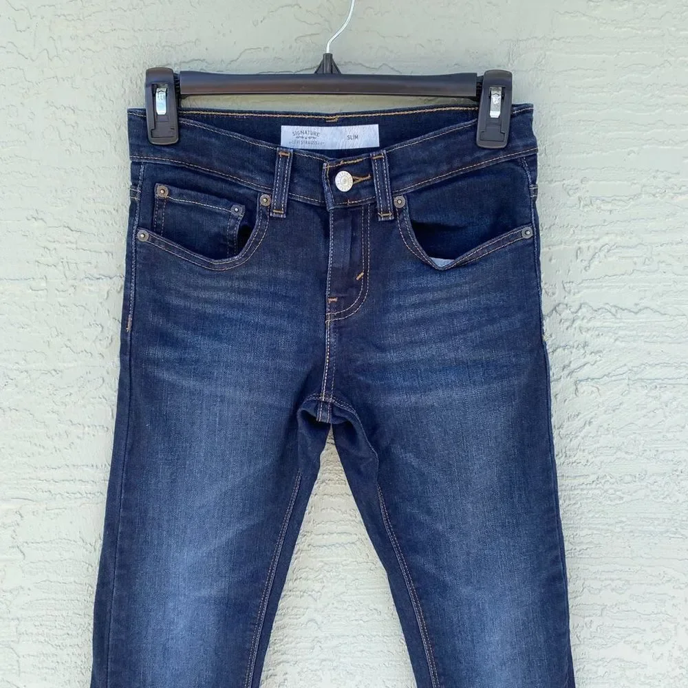 Signature Levi Strauss & Co Slim Sz 10 Boys Jeans